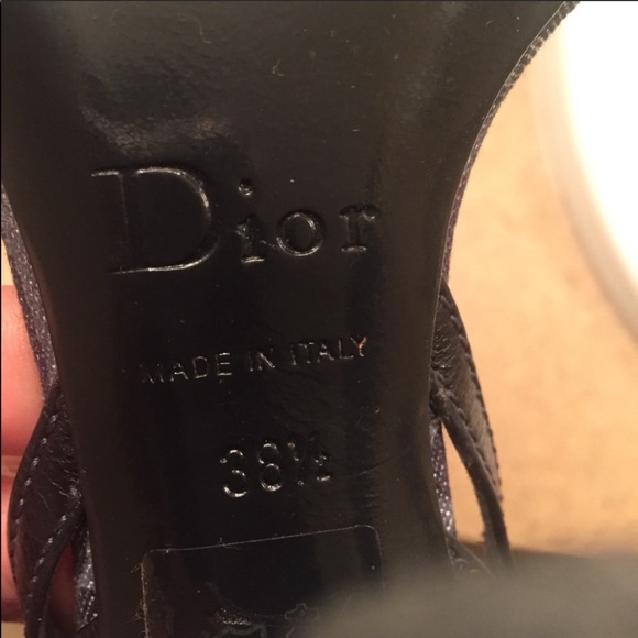 Dior Denim Blue Sandals - Picture 10 of 11